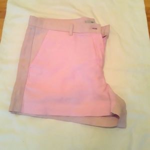 Barbycore Linen/Cotton Color-block Pink - Size 10 Gap shorts